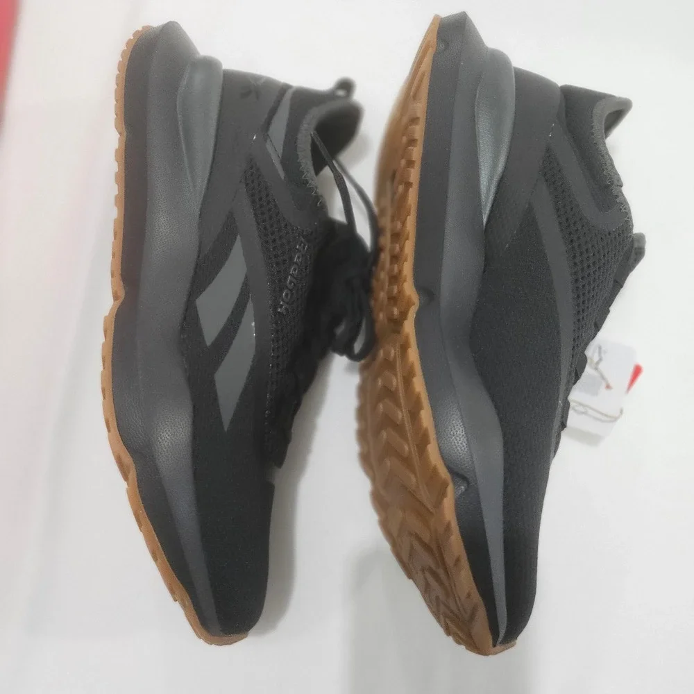 Reebok Fluxlite Mens Training Shoes Black Gum 100020037 Sneakers Size 7